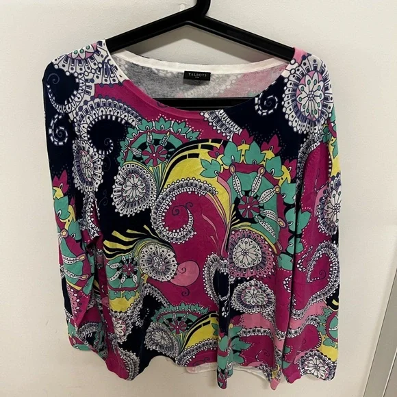 Plus Size Multicolored Sweater - Picture 5 of 8